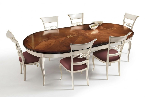 Set completo tavolo da pranzo 6 sedie set da pranzo gruppo cibo tavolo in legno tavoli 7 pezzi