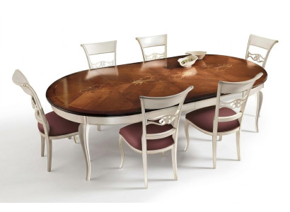 Set completo tavolo da pranzo 6 sedie set da pranzo gruppo cibo tavolo in legno tavoli 7 pezzi