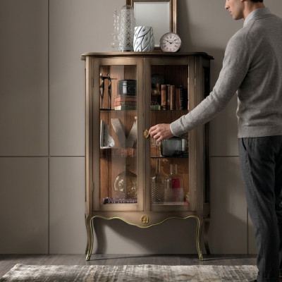 Mobile vetrina in vetro soggiorno credenza vetrina credenza in vetro da sala da pranzo mobili nuovi.