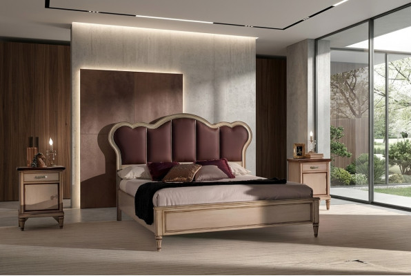 Letto Letto matrimoniale Camera da letto Letti Ornamenti per letti Vaccari Cava Giovanni Letti Nuovi