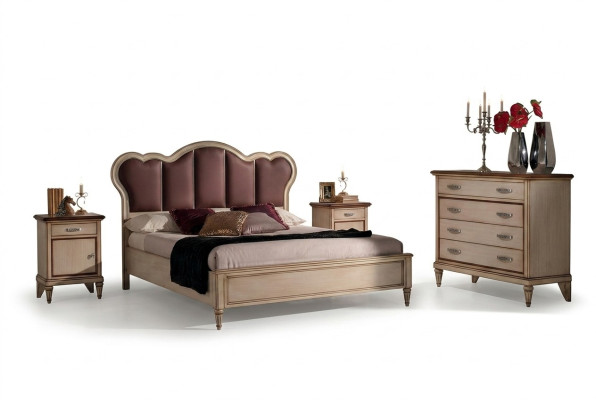 Letto comodino comò set camera da letto design classico lusso letti nuovi