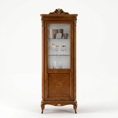 Soggiorno credenza Armadio in vetro Vetrina credenza da pranzo Armadi in legno Mobili