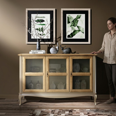 Comò Credenza Scaffale Armadio Mensole Mobili in legno massiccio dall'Italia Armadi