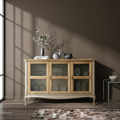 Comò Credenza Scaffale Armadio Mensole Mobili in legno massiccio dall'Italia Armadi