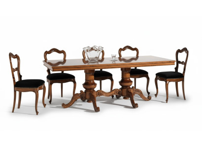 Tavolo da pranzo in legno massiccio di lusso mobili italiani tavoli da pranzo