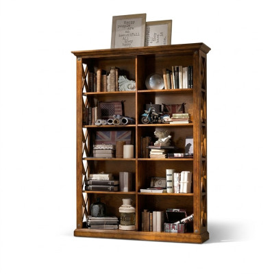 Libreria Armadio Scaffale Mobili in legno massello Vetrina Arredamento per ufficio Armadi Nuovo