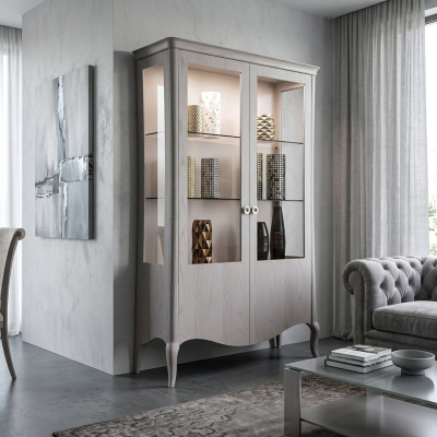 Vetrina in vetro Mobile portaoggetti in soggiorno Vetrina Mobile da sala da pranzo Mobili in legno Electric furnitures.