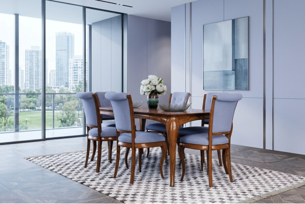 Sedie Sala da pranzo Sala da pranzo Sedia con schienale Poltrona senza braccioli Sedia imbottita di lusso