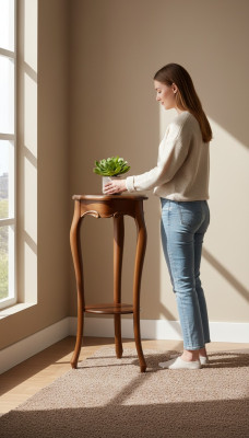 Tavolo da consolle Design Mobili Stile Barocco Legno Tavolo italiano Tavoli Tavolino
