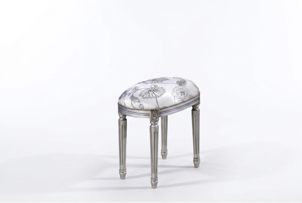 Pouf Panca Poggiapiedi Ottomana Puff Seduta Poggiapiedi Pouf per Soggiorno Sgabello di Design.