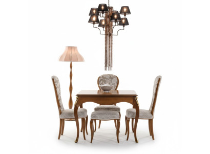 Sedia imbottita marrone Sedia da pranzo Sedia da ufficio Sedia a schienale Sedia Poltrona Design