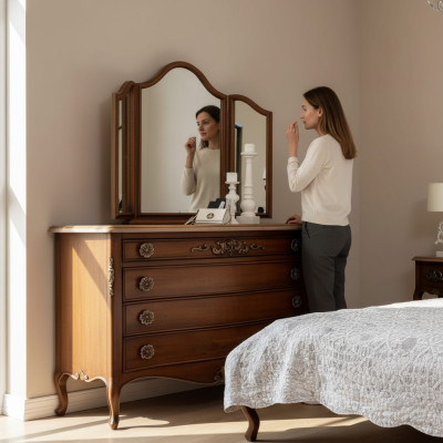 Comò di lusso credenza madia in stile Art Déco comò mobili di lusso italiani