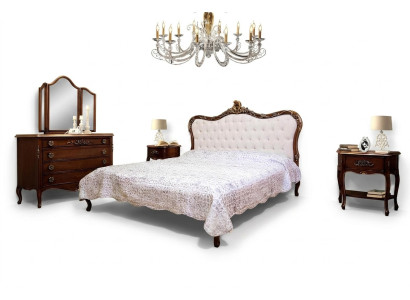 Camera da letto Design Classico Mobili di Lusso Letto Moderno 2x Comodino Set 4 pezzi