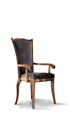 Sedia da pranzo Art déco con braccioli Sedie da pranzo Design Tessuto di lusso Poltrona  Sedia da pranzo Art déco con braccioli Sedie da pranzo Design Tessuto di lusso Poltrona