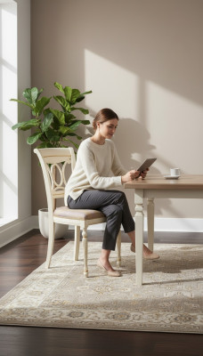 Sala da pranzo Mobili in legno Sedie Design di lusso Sedia imbottita Schienale Seduta Mobili per ufficio Nuovo
