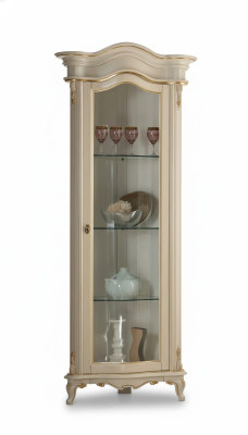 Massiccio armadio in vetro vetrina in legno reale mobile da soggiorno credenza
