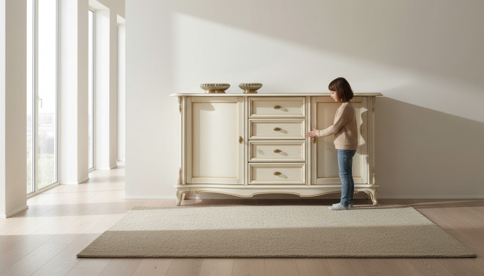 Armadi in legno Mobili da camera da letto Comò Sideboard Comodini Armadio Design