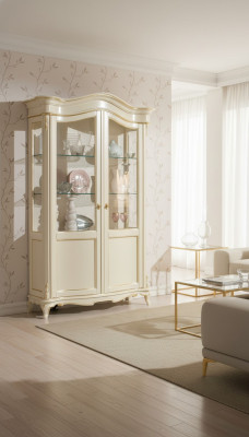 Vetrina Mobili di lusso italiani Vetrine Armadio cassettiera in vetro Design Armadio