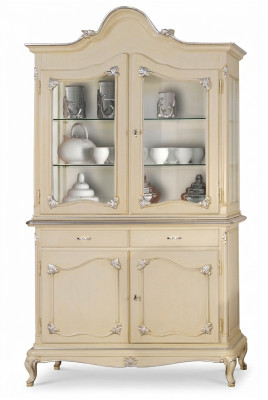 Vetrina Mobili di lusso italiani Vetrine Armadio con cassetti in vetro Design armadio