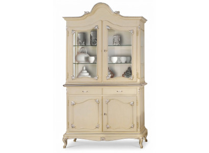 Vetrina Mobili di lusso italiani Vetrine Armadio con cassetti in vetro Design armadio
