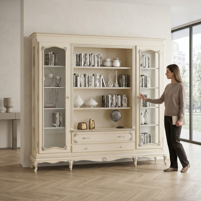 Vetrine cassettiere Vetrine Armadio con cassetti Vetro Armadio design Nuovo