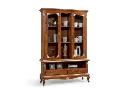 Vetrina Vetro Armadio Armadi Vetrine Legno Credenza Mobili Italiani Marrone