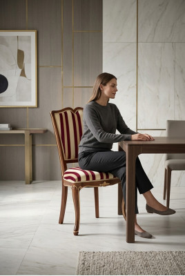 Sedie classiche Sedia Designer Sedia in legno Sedia da pranzo di lusso in legno Nuovi mobili