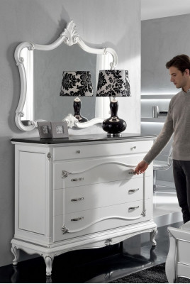 Lusso comò specchio gruppo legno console credenza cassetti comò console.