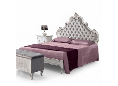 Chesterfield letto imbottito design di lusso letti matrimoniali in hotel in legno italiano nuovi.