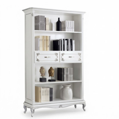 Vetrina del soggiorno armadio libreria credenza mobili classici scaffali in legno.