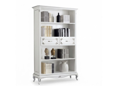 Vetrina del soggiorno armadio libreria credenza mobili classici scaffali in legno.