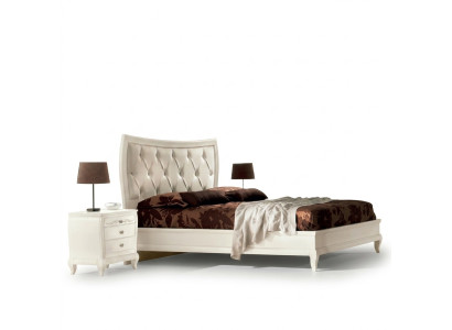 Letto Camera da letto Set Letto 2x Comodino Legno Mobili Classici Italiani 3pz