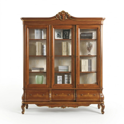 Vetrina Armadio Libreria Madia Mobili Classici Italiani Scaffali Legno