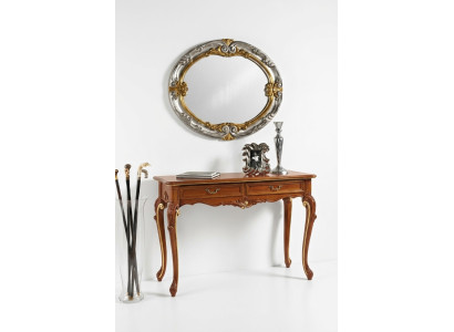 Tavolino consolle specchio set credenza in legno nuovo stile mobili italiani StileElisa.
