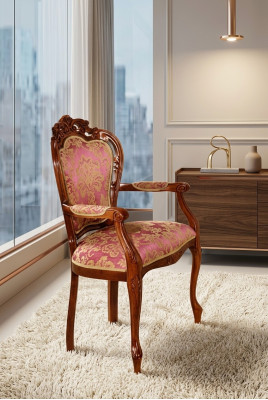 Sedie classiche Sedia Design Sedie in legno Sedia da pranzo di lusso in legno Sedia con schienale