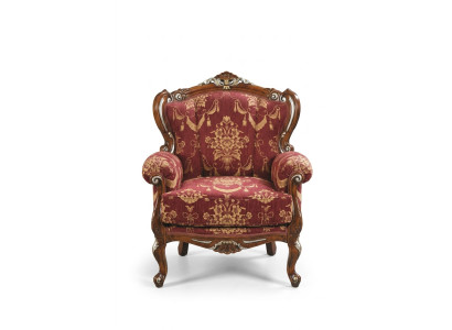 Mobili Sedie Design Art Déco Poltrona Tessile Soggiorno Lounge Design di Lusso Nuovo