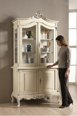 Vetrina Mobili di lusso italiani Vetrine Credenze Armadio Design in vetro Armadi