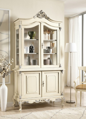 Vetrina Mobili di lusso italiani Vetrine Credenze Armadio Design in vetro Armadi