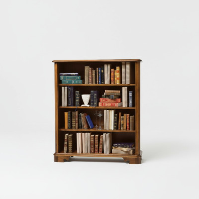 Vetrina soggiorno armadio libreria credenza mobili classici scaffali in legno