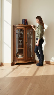 Vetrina Mobili di lusso italiani Vetrine Credenza Armadio Design in vetro Armadi
