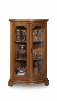 Vetrina Mobili di lusso italiani Vetrine Credenza Armadio Design in vetro Armadi