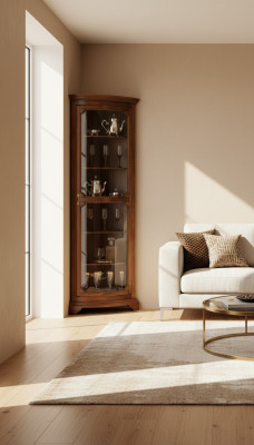 Armadi in legno Vetrine Vetrina in vetro Armadio in legno vero Vetrina Mobili da soggiorno Credenza