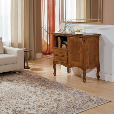 Comò classico in legno con cassetti Mobili Consolle Armadi Mobili italiani Marrone