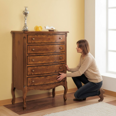 Classico armadio in legno cassettiera armadi consolle mobili italiani credenza