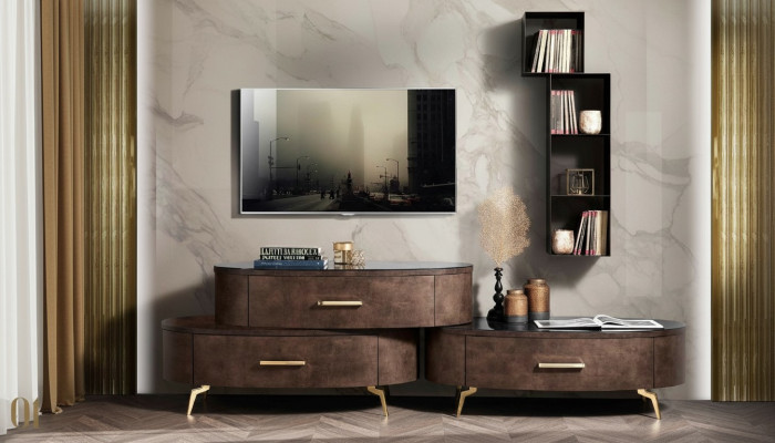 rtv televisore Armadio Tavolo Soggiorno Comò Mobile porta TV in stile moderno in legno.