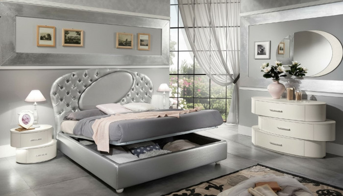 Struttura del letto Chesterfield Letto imbottito Letto matrimoniale Letti per hotel Mobili classici