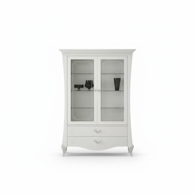 Vetrina vetrina di lusso in vetro in stile moderno design in legno Italia