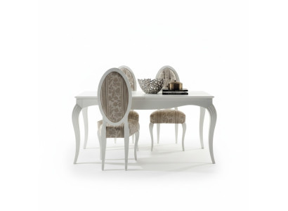 Tavolo da pranzo Tavolo classico in legno Tavoli di lusso Mobili da pranzo Da mangiare Design moderno