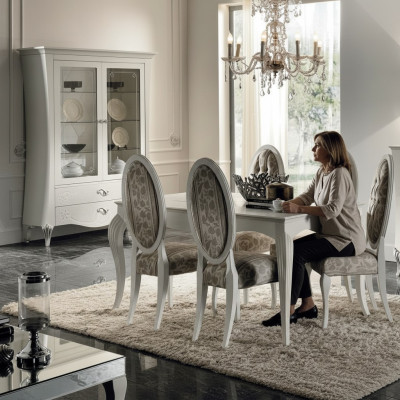 Sala da pranzo Tavolo da pranzo Estendibile Tavolo Quadrato Legno Tavoli da pranzo Design moderno.