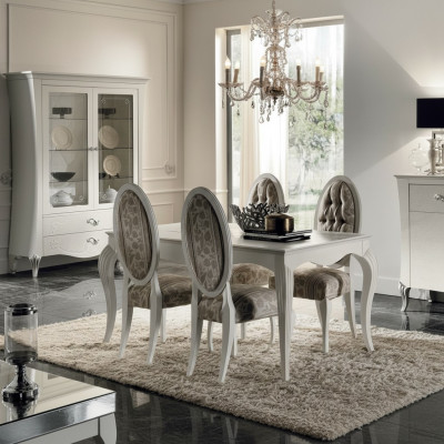 Sala da pranzo Tavolo da pranzo Estendibile Tavolo Quadrato Legno Tavoli da pranzo Design moderno.